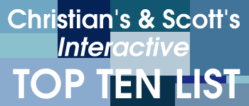 Christian's and Scott's Interactive Top Ten List